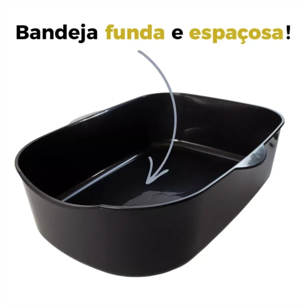 Caixa De Areia Banheiro Fechado Sanitário Para Gatos Sandbox Cor Azul - Image 7