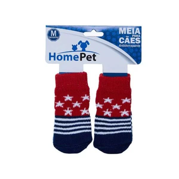 Meia Para Pets Cachorro e Gato Tamanho P M G Kit com 4 Peças